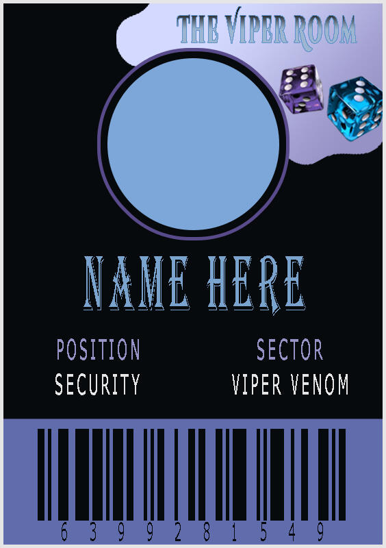 Security of the bar, one at the door and one inside to make sure everything stays running smoothly.